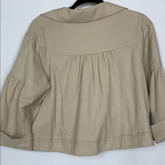 To The Max tan cropped blazer size Lg - Picture 5 of 7